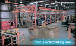 zinc electroplating line